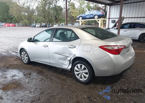 2016 Toyota Corolla Le from USA, damaged, VIN 5YFBURHEXGP509790